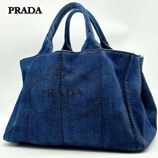 PRADA 手提包 Canapa Saffiano皮革 mercari 日本直送 二手