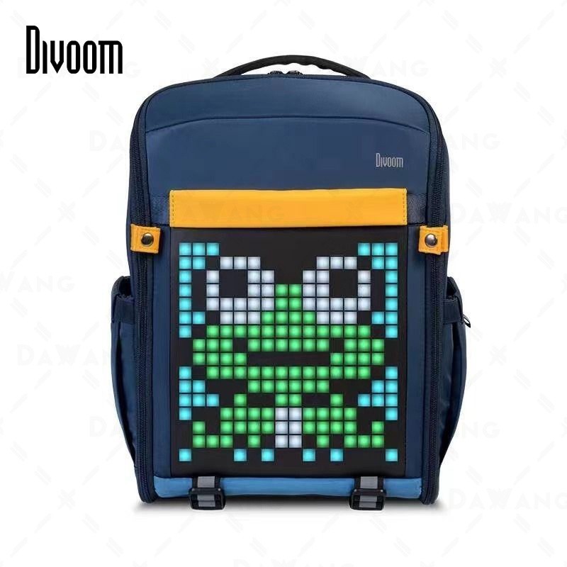 ⚡臺湾出货+免運【Divoom 背包】LED後背包 像素包包 護脊背包 大容量背包 小孩背包 小孩後背包 雙肩包