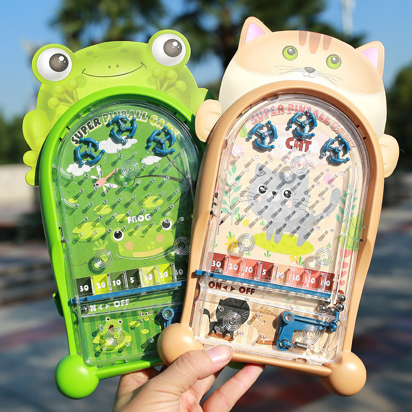 兒童益智趣味青蛙彈球機玩具桌面遊戲機青蛙彈射夜市地攤玩具