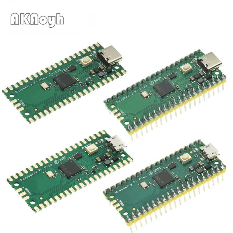 樹莓派pico板rp2040 TYPE-C/MICRO雙核264KB ARM低功耗微電腦高性能Cortex-M0+處理器