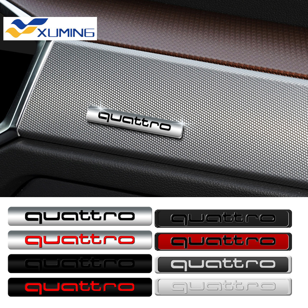 Xm-3d ABS QUATTRO 標誌汽車裝飾貼紙汽車配件適用於奧迪 A4 B8 B6 B9 B7 A3 8P 8V