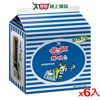 統一鮮蝦麵x30包(箱) 【愛買】