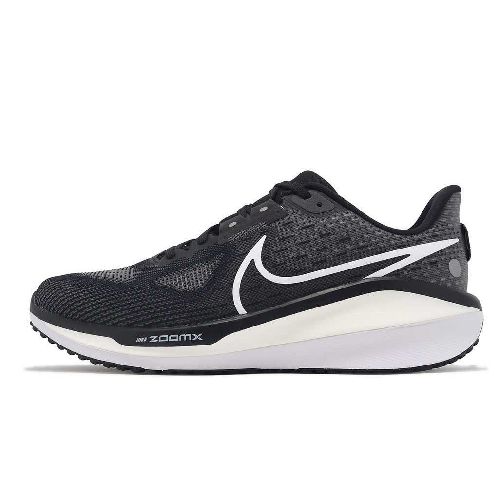 Nike 慢跑鞋 Vomero 17 男鞋 黑 白 路跑 緩震 回彈 運動鞋 [ACS] FB1309-004