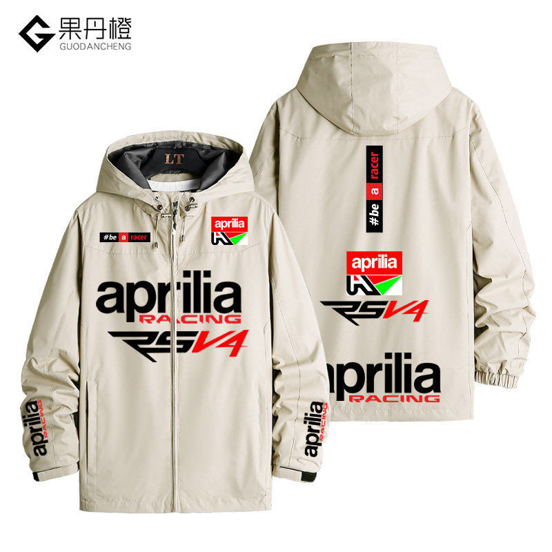 Aprilia MotoGP機車訂製賽車服RSV4戶外騎行連帽夾克