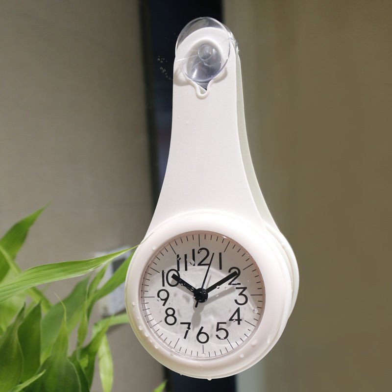 ✘迷你表掛✘現貨 TIMESS浴室 迷你 小掛鐘防水廚房時鐘2024新款掛式家用 靜音 簡約鐘錶