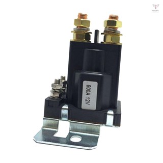 12vdc 500A AMP 大電流 4 針單刀單擲汽車自動啟動繼電器接觸器雙電池隔離器關閉控制多電池系統叉車工程汽車