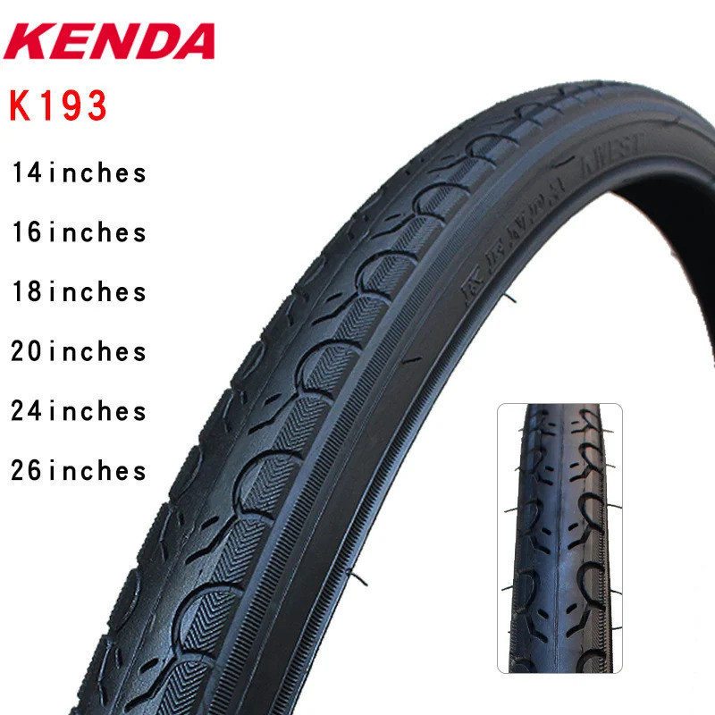 建大 Kenda腳踏車輪胎k193鋼胎14 16 18 20 24 26寸1.25 1.5 1.75 1.95 20*1