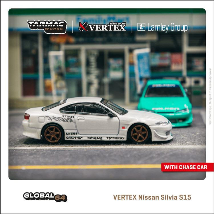 現貨TW 1:64 日產尼桑Silvia S15 VERTEX合金汽車模型Tarmac Works