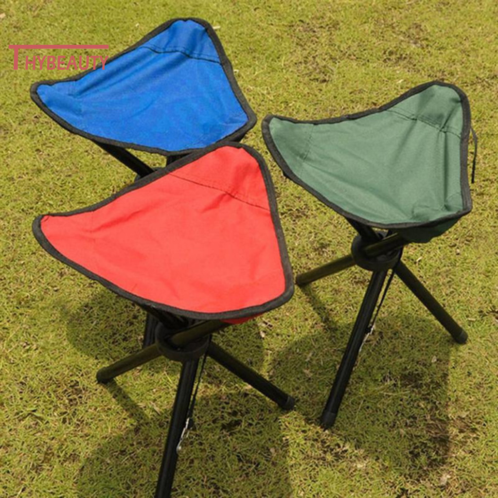 【TB】鐵架折疊三角椅強力承重超輕小凳便攜戶外野營釣魚凳