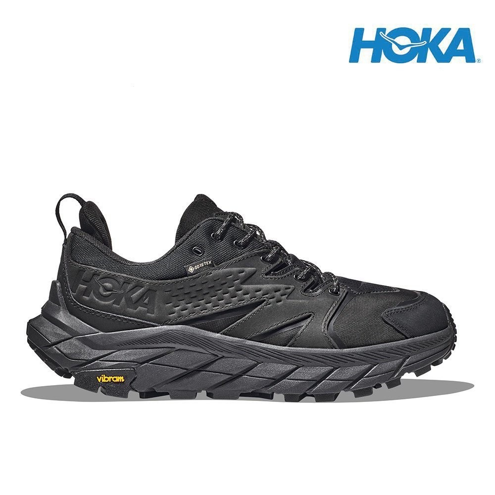 高品質 Hoka Anacapa low Gore-Tex 男士跑鞋黑色