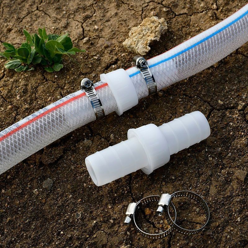 軟管快速接頭4分6分1寸1.2寸塑膠水管修補活接頭農用膠管連接件
