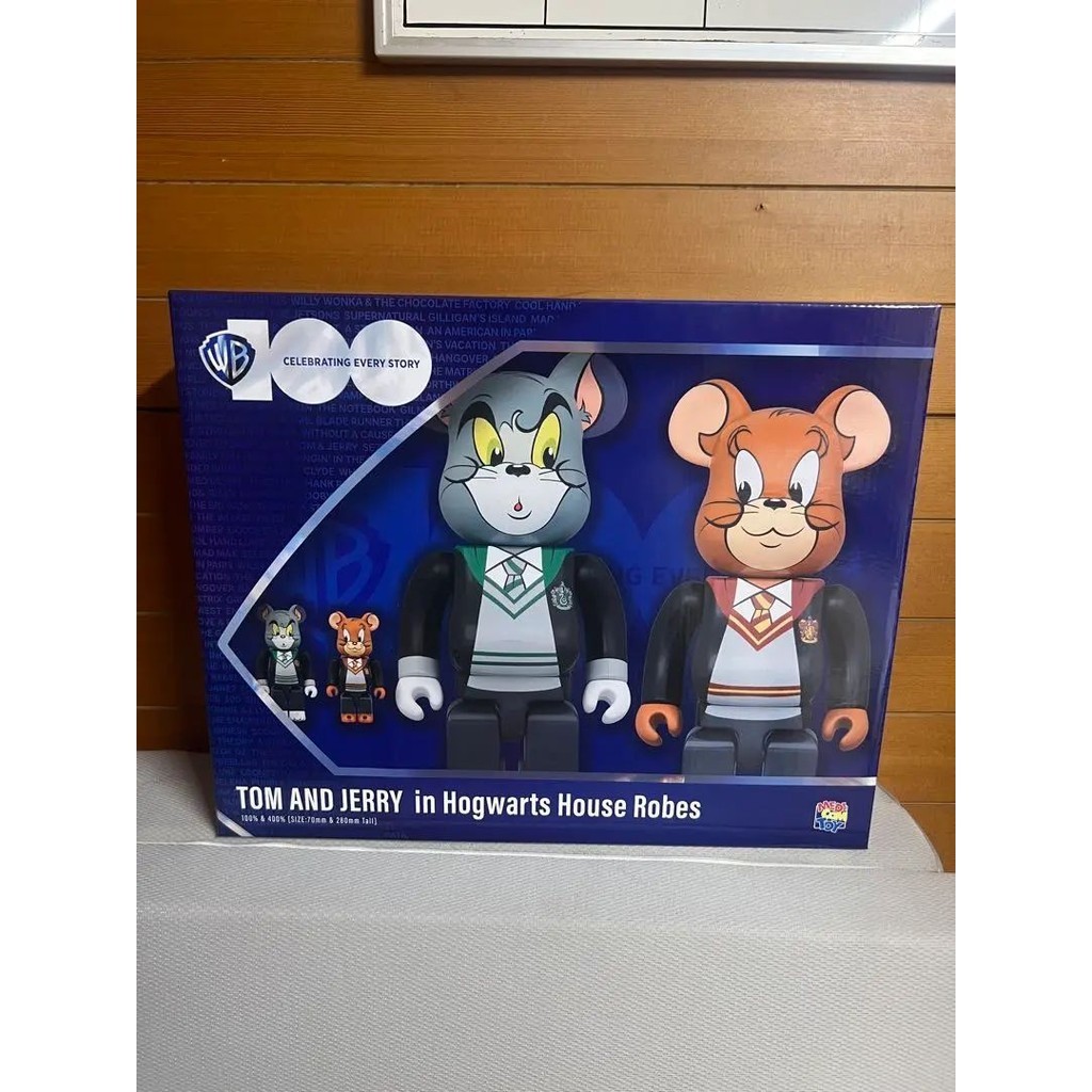 BE@RBRICK Bearbrick 庫柏力克熊 湯姆貓與傑利鼠 100% 400% 日本直送 二手