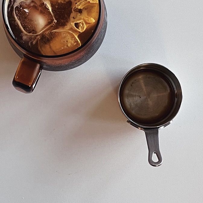 【關注立減 咖啡裝備】CaEspresso濃縮咖啡盎司杯 不鏽鋼咖啡量杯 濃縮杯咖啡液萃取杯