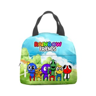 大容量便當包 便當袋 Rainbow Friends彩虹朋友餐包中小學生保溫飯盒手提包
