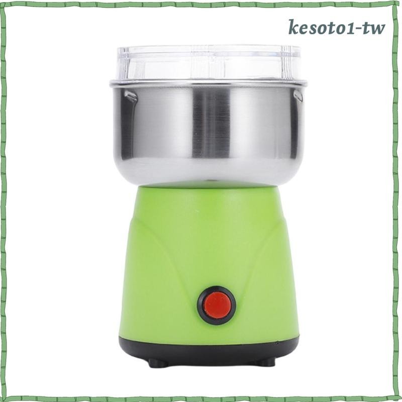 [KesotoaaTW] 電動咖啡豆研磨機家用便攜式不銹鋼多功能穀物研磨機日常使用香料研磨機