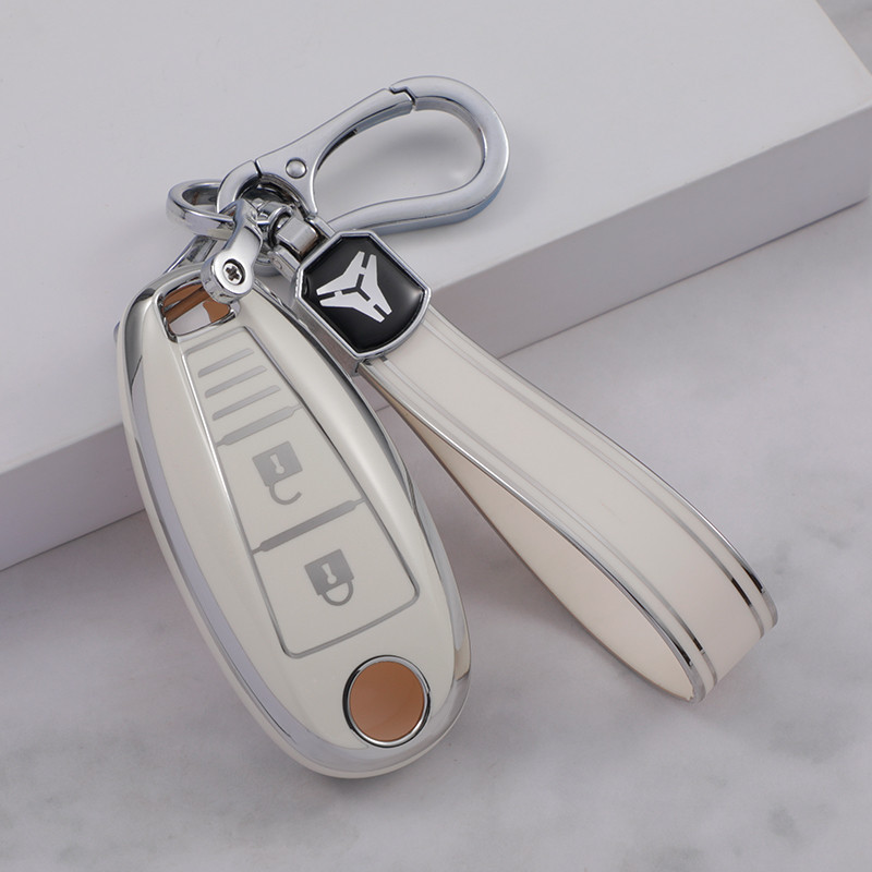 SUZUKI 適用於鈴木 Swift SX4 Grand SCORSS Vitara 無鑰匙汽車鑰匙包 TPU 保護鑰匙