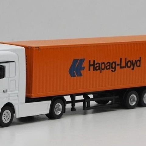 1:87 賓士 Hapag-LIoyd赫伯羅特 貨櫃運輸物流海運航運卡車模型絕版模型 收藏