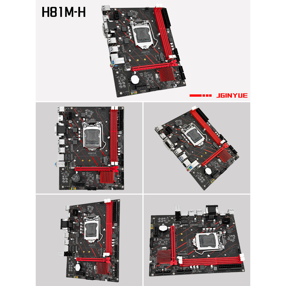精粵H81主板DDR3遊戲CPU套裝1150針G1840i3 4130 i5 4590 i7 4790
