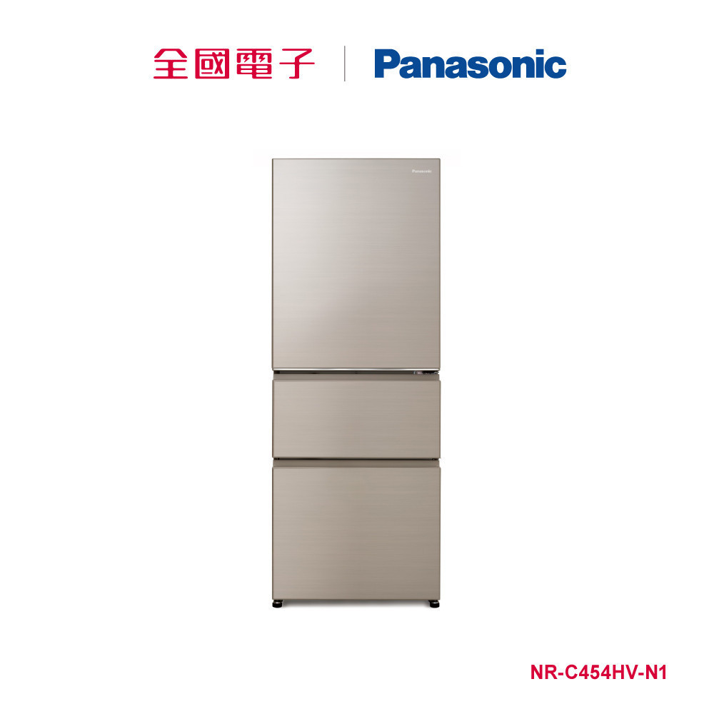 Panasonic 450公升三門鋼板變頻冰箱-金  NR-C454HV-N1 【全國電子】