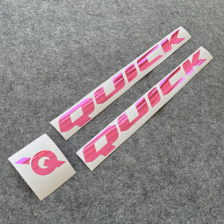 【臺灣出貨】適用快客QUICK公路車車架LOGO改色覆蓋貼紙防水貼畫塗裝拉花