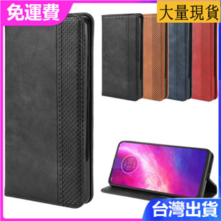 適用摩托羅拉One Hyper手機皮套Moto One Hyper手機殼磁吸翻蓋卡