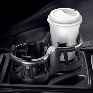 機車杯架 推車杯架 車用雙孔水杯架 車用飲料可樂保溫杯支架置物架 一拖二可調整杯架