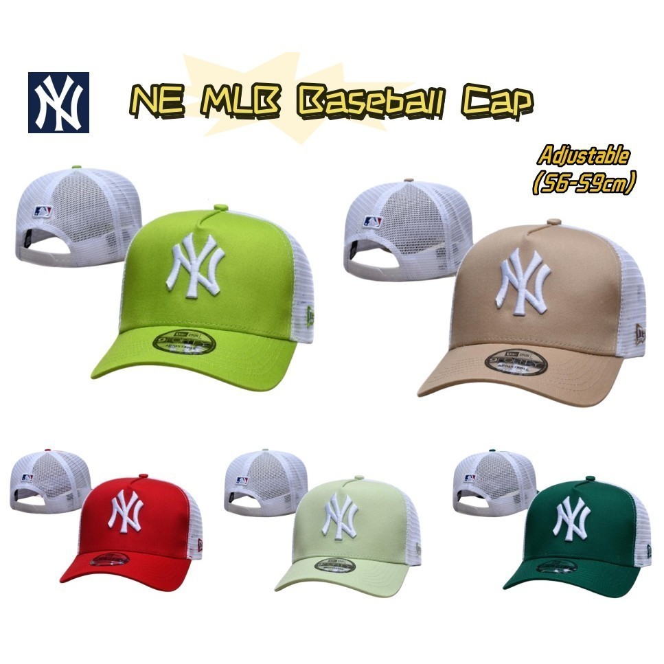 New Era 新款棒球帽 Roto Topi MLB Hiphop 可調節 Snapback NY Mesh