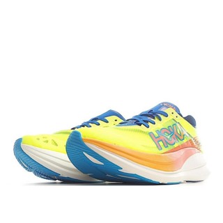 厚底增高鞋 【現貨】2023 Hoka ONE Unisex Rocket X 2 跑鞋籃球熒光黃