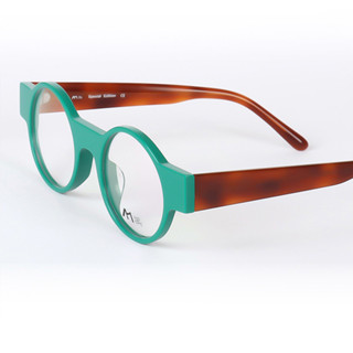 跨境爆款時尚個性板材眼鏡框 高檔光學男女圓形眼鏡架可配鏡
