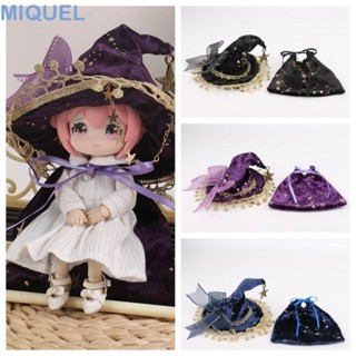 MIQUEL1/12娃娃BJD配件,黑色/藍色/紫色兒童成人玩具娃娃衣服,嬰兒衣服套裝OB11配件
