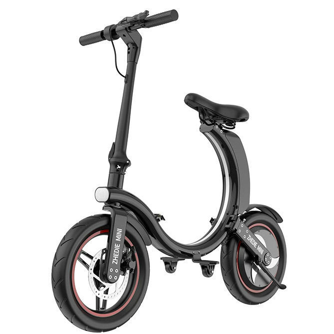 【臺灣專供】新款可折迭電動車便攜代駕代步鋰電池單人助力小型折迭電動腳踏車