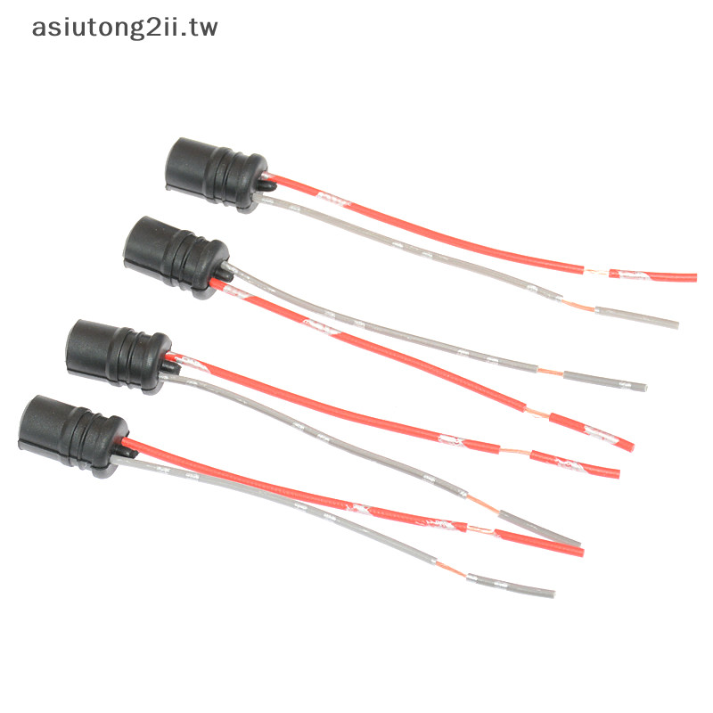 [asiutong2ii] 2pcs T10 插座標記汽車儀表燈座連接器電線燈泡軟橡膠線束替換汽車零件 [TW]