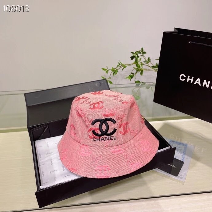 【頂級品質】Chan*香奈 新款小香風漁夫帽，大牌款超好搭配 SX10
