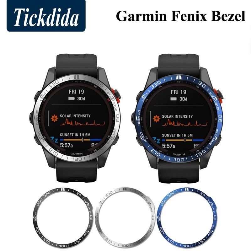 LATAN-佳明數字表圈 Garmin Fenix 7X Fenix7 7s 邊框保護殼 保護套