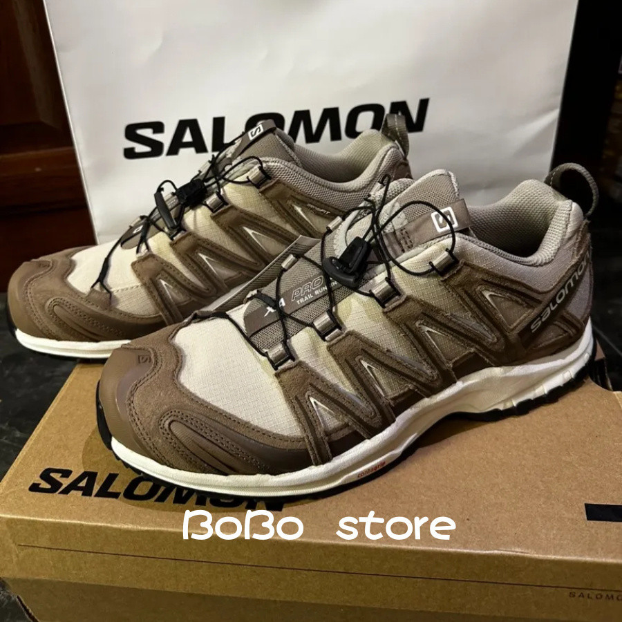 SALOMON 薩洛蒙 XA Pro 3D 美拉德 低筒 情侶鞋 機能 慢跑  羽毛棕 474785