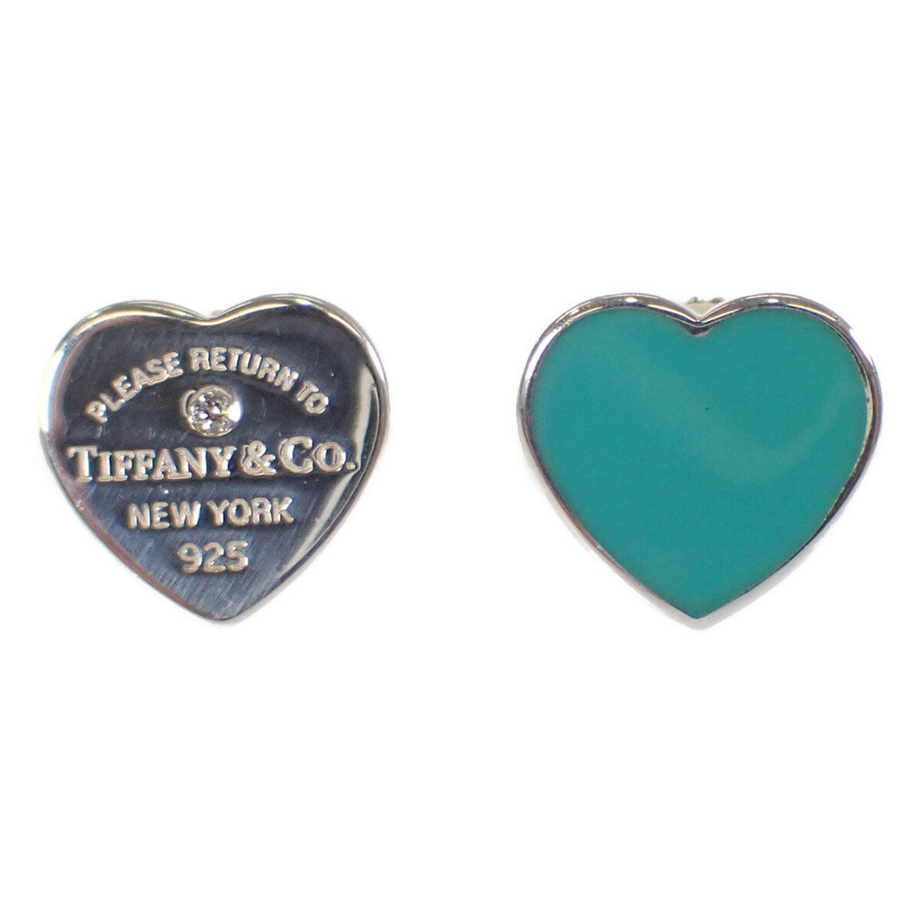 Tiffany &amp; Co. 蒂芙尼 耳環心形 Return to Tiffany鑽石 925 日本直送 二手