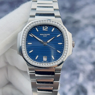 [B.D] Patek's Watch 運動優雅系列7118A女款鸚鵡螺藍盤原鑲鑽自動機械錶