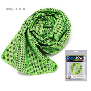 Amymoons 冰涼巾降溫運動毛巾 速乾戶外運動冷感毛巾