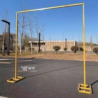 維斯 背景架 新款婚慶道具 伸縮桿 舞臺 鐵藝拱門架 婚禮佈置道具 裝飾擺件 攝影背景架 支撐架 婚禮拱門