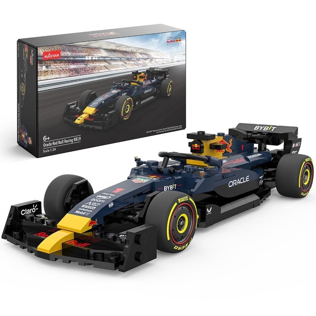 【In stock】Rastar 1:24 Oracle Red Bull F1 RB19 賽車模型積木 Formula