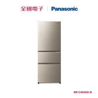 Panasonic 450公升三門玻璃變頻冰箱-金 NR-C454HG-N 【全國電子】
