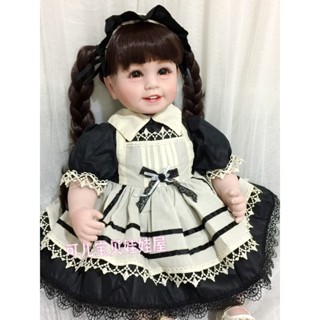 55cm重生娃娃衣服 娃娃連衣裙 模擬寶寶嬰兒洛麗塔裙子 制服裙 公主裙裝