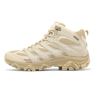 Merrell 登山鞋 Moab 3 Mid WP 男鞋 卡其 防潑水 黃金大底 戶外鞋 [ACS] ML038193