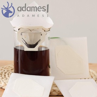 ADAMES30件V型咖啡濾袋,環保加厚掛耳式咖啡濾杯,一次性的便攜的不織布懸掛式茶葉過濾袋