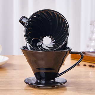 陶瓷手沖咖啡過濾器V60過濾杯漏鬥杯家用滴漏式咖啡器具