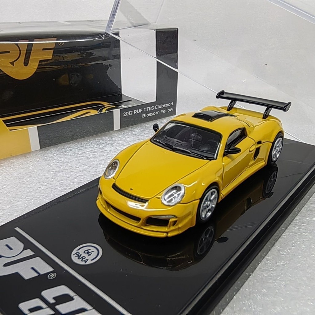 PARA64 1/64 保時捷 RUF CTR3 Clubsport 合金跑車模型