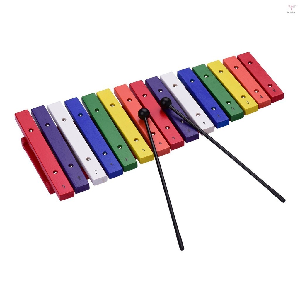 15鍵木琴多彩音樂打擊樂器早教樂器音樂感開發