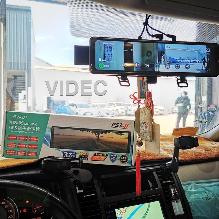 威德汽車 掃瞄者 PS3 GPS 測速器 電子式10吋大螢幕 後視鏡 行車記錄器 MAZDA CX5 實車安裝