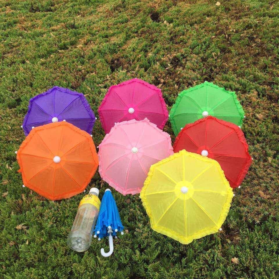 ‹兒童雨傘›現貨 純花邊傘,外賣傘,迷你機車傘,手機遮陽傘,多肉遮陽傘,玩具裝飾傘