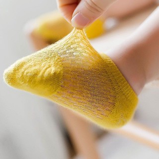 【BOBO】嬰兒襪子夏季薄款純棉新生兒童網眼船襪透氣男童女童寶寶短襪夏天 兒童船襪